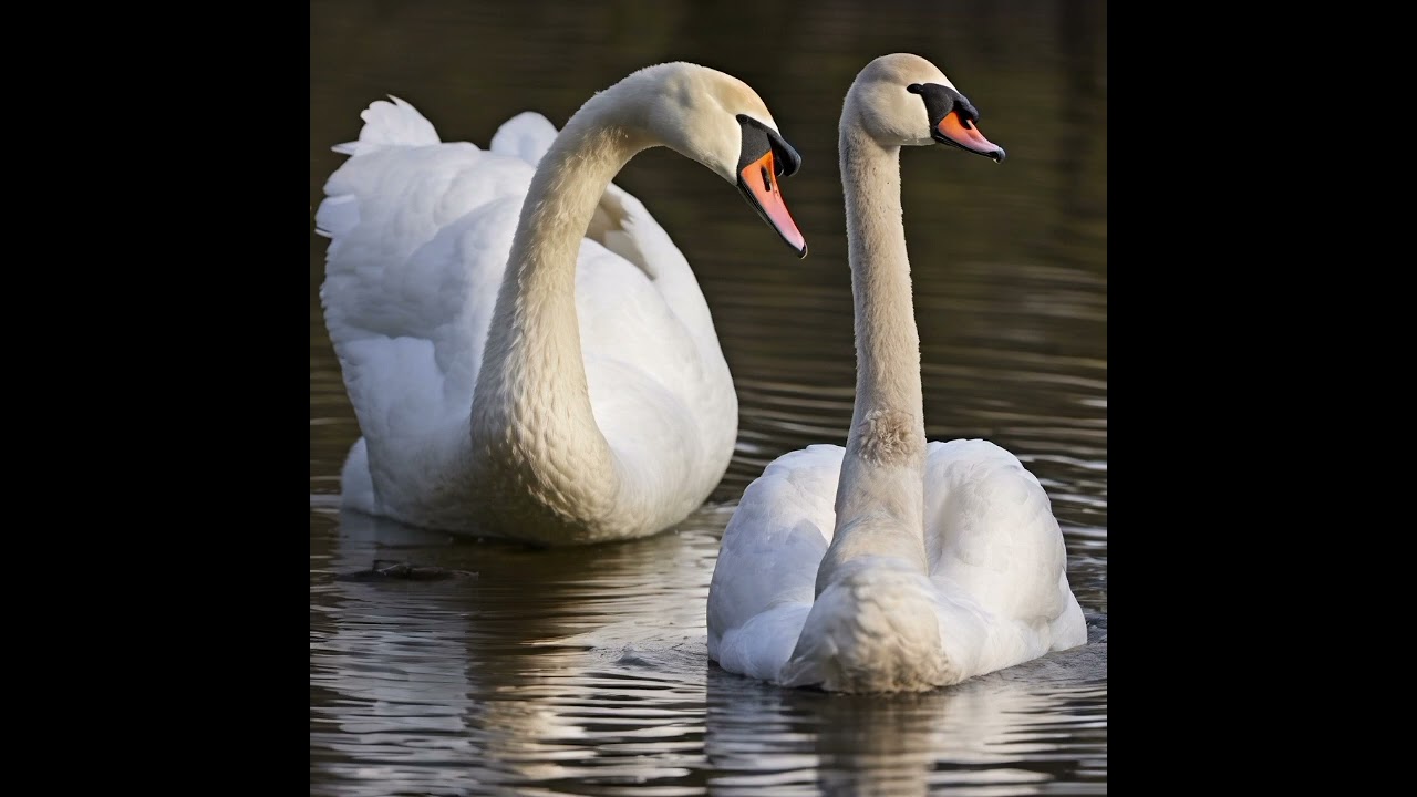 The Swan. How to identify birds. Fun facts and informations.