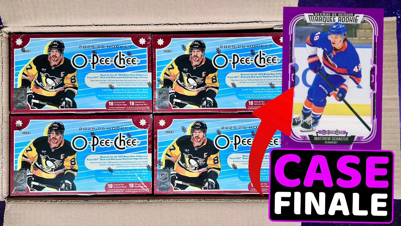 CASE FINALE! - 2025-26 O-Pee-Chee Hockey Hobby Case Break Part 4