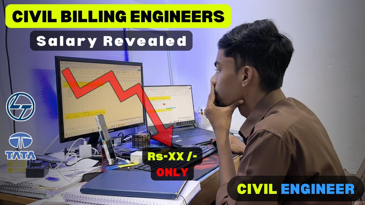 My Real Salary as a Civil Billing Engineer 😳Salary Reality in India 2026