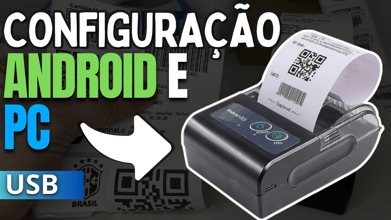 CONFIGURAÇÃO MINI IMPRESSORA 58MM ANDROID E WINDOWS