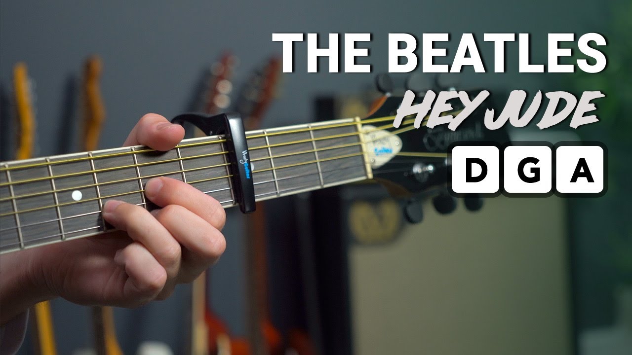 The BEST way to play HEY JUDE by The Beatles on Acoustic Guitar