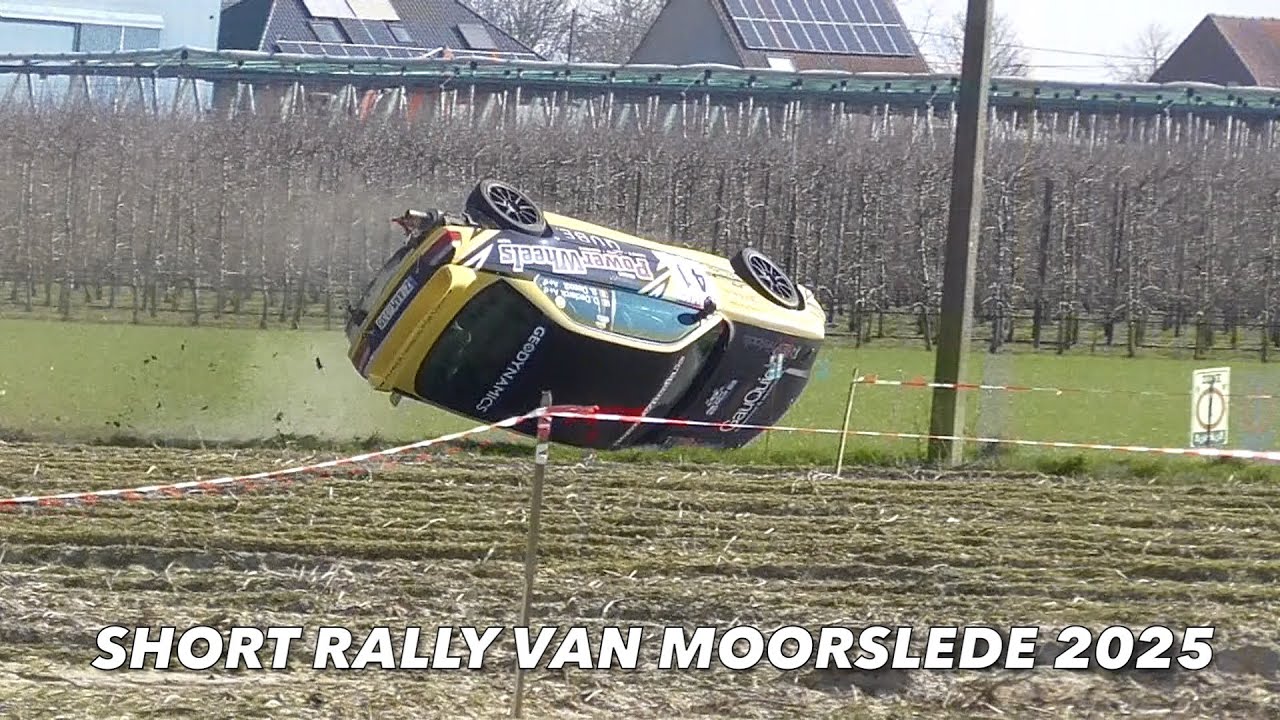 Rally van Moorslede 2025  Big Crash - Sideways Fun