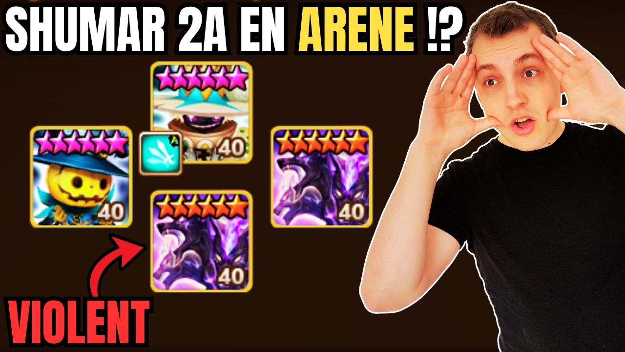 ON A TESTÉ SHUMAR EN OFFENSE ARÈNE ! C'EST TROP FORT AUSSI | Summoners war