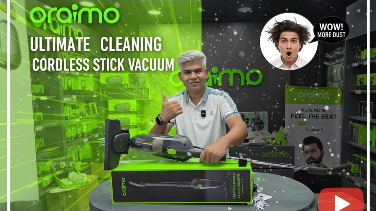 Oraimo Vacuum l CordForce Flex OSV-252A l price in bangladesh