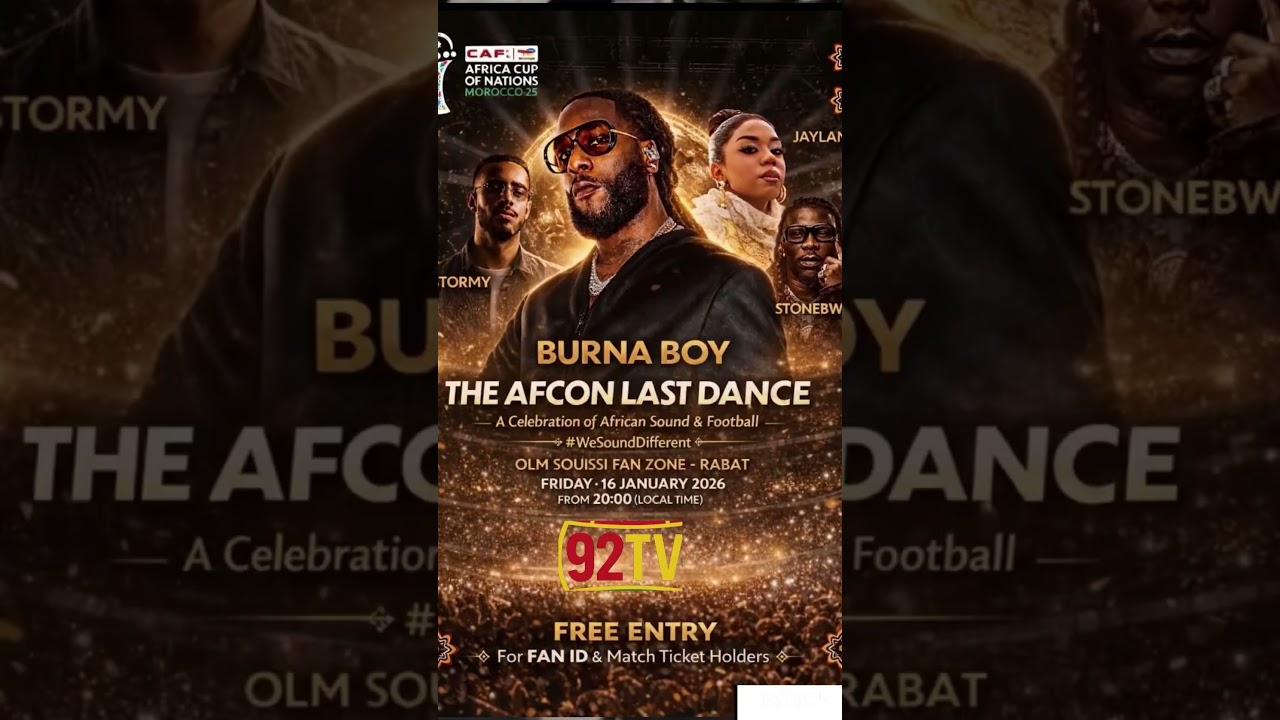 STONEBWOY PERFORMED AT LAST AFCON DANCE IN RABAT-MOROCCO #shorts #bhim #afcon2025 #stonebwoy #fypシ