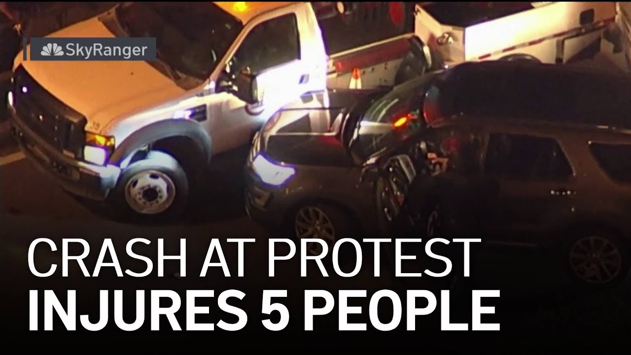Crash Near Vaccine Mandate Protest Injures 5 People on Golden Gate Bridge