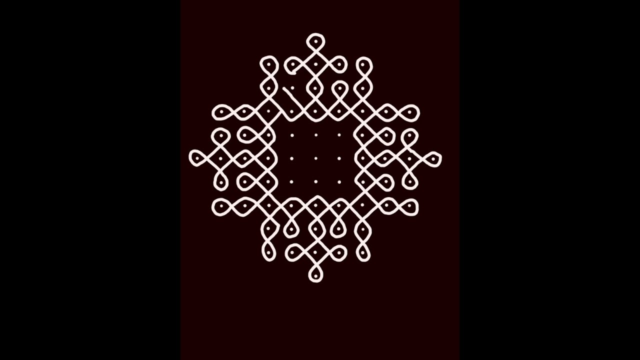 Beautiful kolam designs 