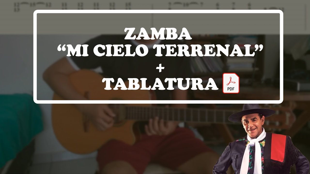 COMO TOCAR LA ZAMBA MI CIELO TERRENAL | TUTORIAL + TABLATURA #tutorial