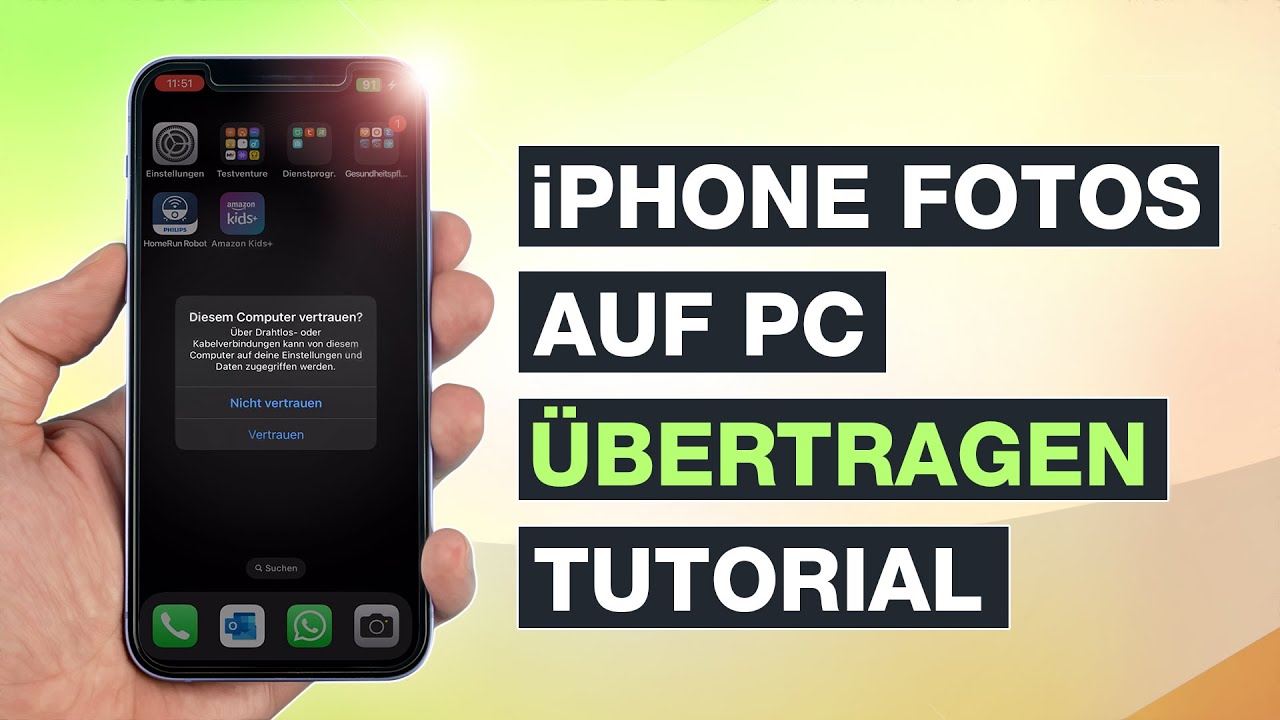Fotos von iPhone auf PC übertragen - Mit Kabel unter Windows 10 - Testventure 2025