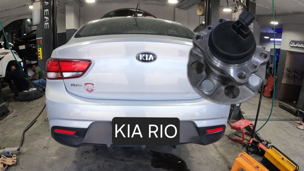 remplacement du roulement de moyeu arri&egrave;re .... kia rio