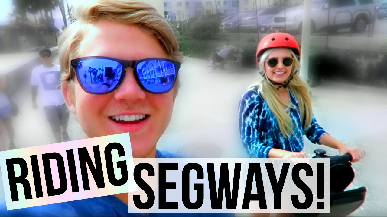 RIDING SEGWAYS ON THE BEACH! | Aspyn + Parker