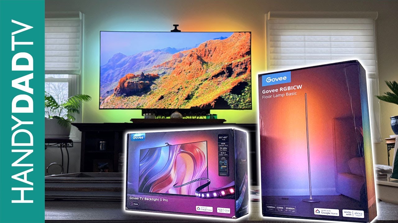 Улучшить или раздражать? Подсветка телевизора Govee TV Backlight 3 Pro с напольными лампами Govee...