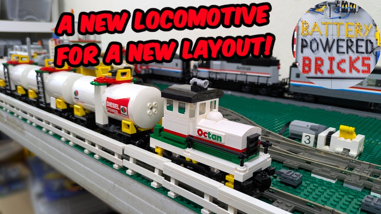 Новый локомотив Lego для новой компоновки!