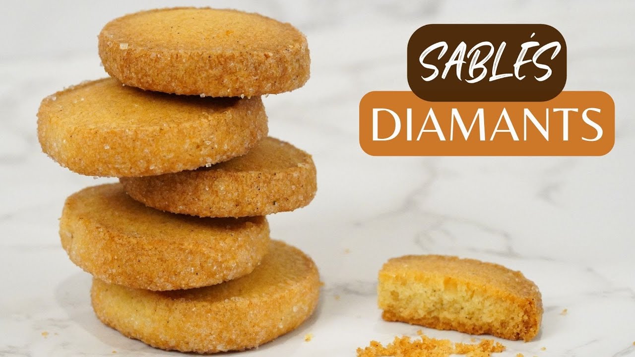 Sparkling Shortbread Cookies | Sablés Diamants