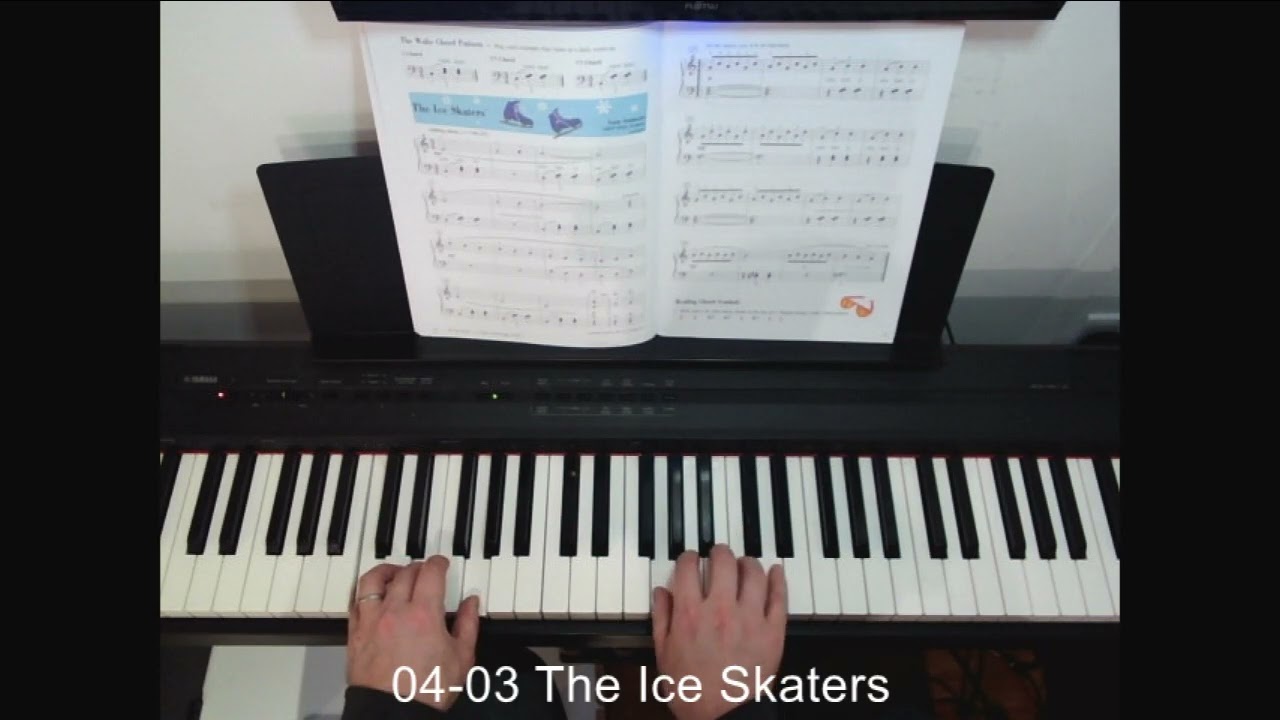 12. The Ice Skaters / Piano Adventures 2B (All in 2 Version: Faber)