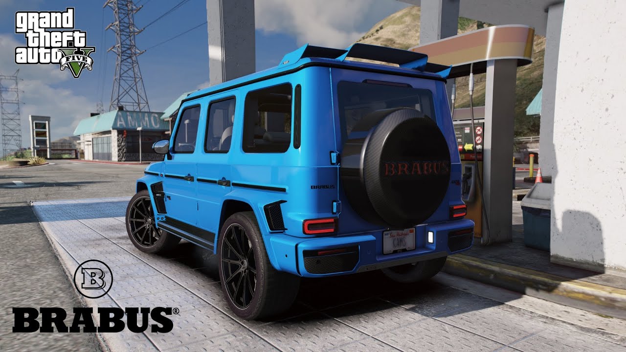 Uber 2020 Mercedes-AMG Brabus G900 - NVE GTA 5