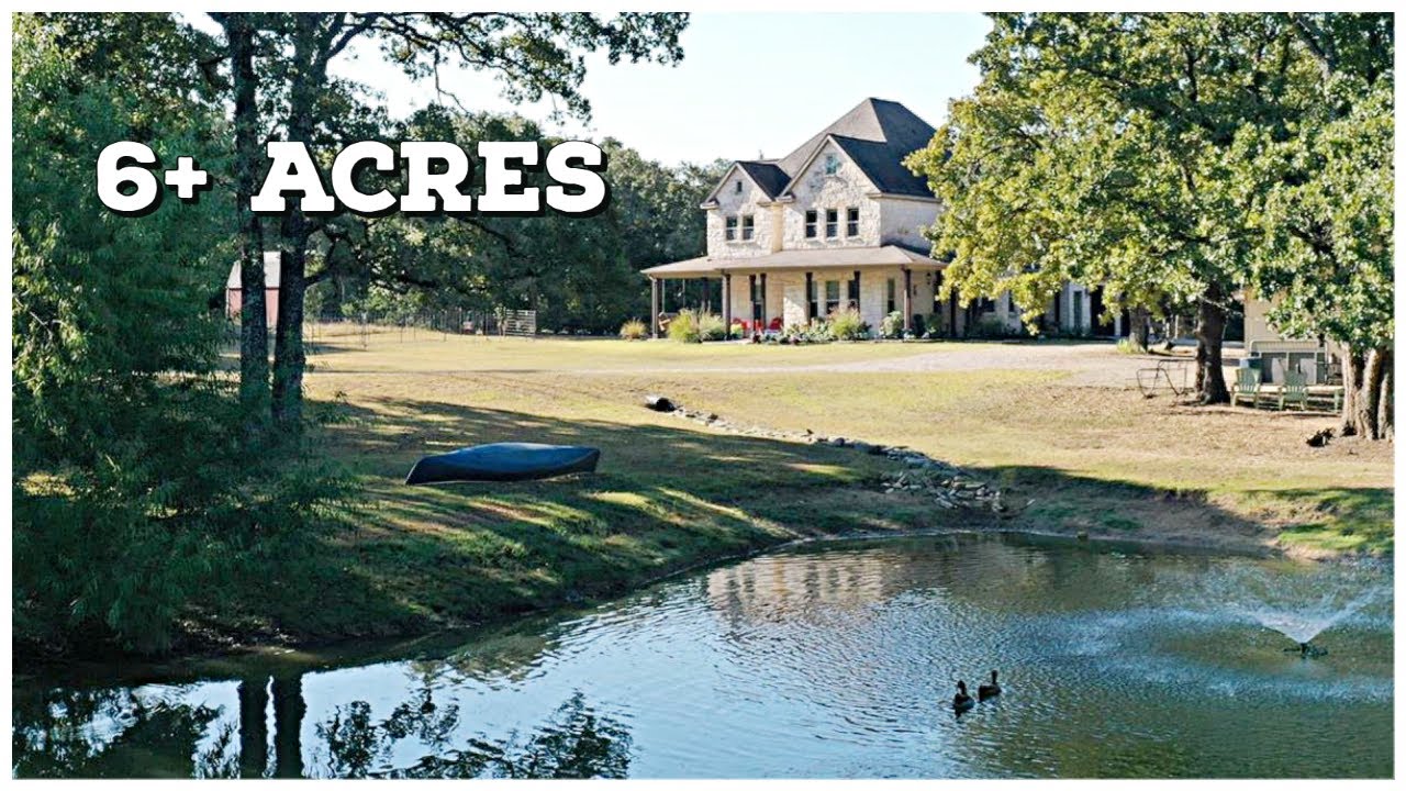 6+ Acres of Paradise! Gated Entrance, Pond, Workshop, No HOA, Home For Sale in Terrell, E. of Dallas