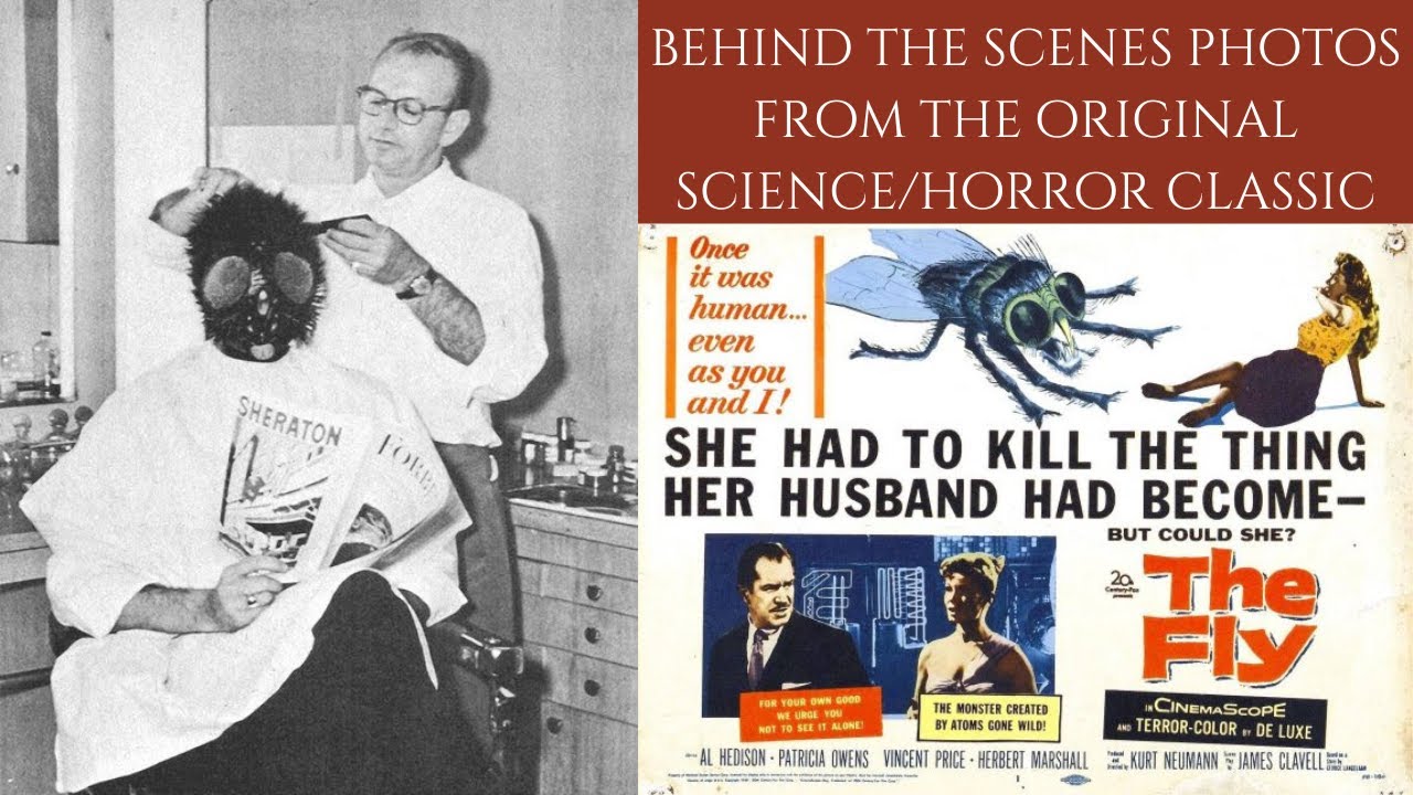 THE FLY - Behind The Scenes Photos From The Original 1958 Horror Classic