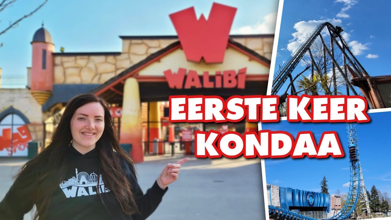 Walibi Belgium [VLOG] Voor het eerst in KONDAA & Alle achtbanen doen!