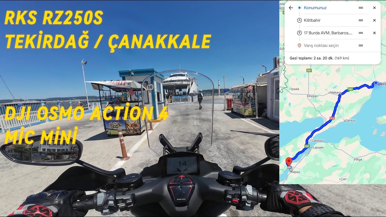 RKS RZ250S TEKİRDAĞ - ÇANAKKALE SEYAHATİ