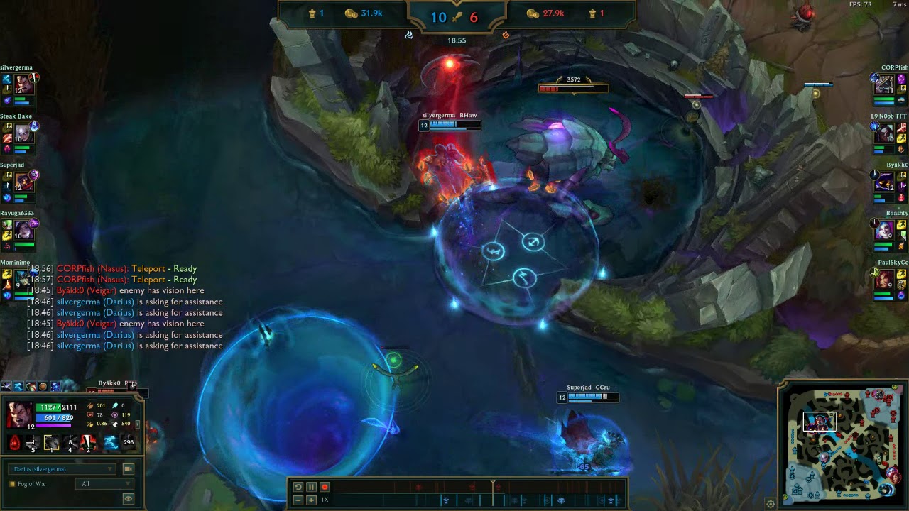 Darius herald fight with goredrinker