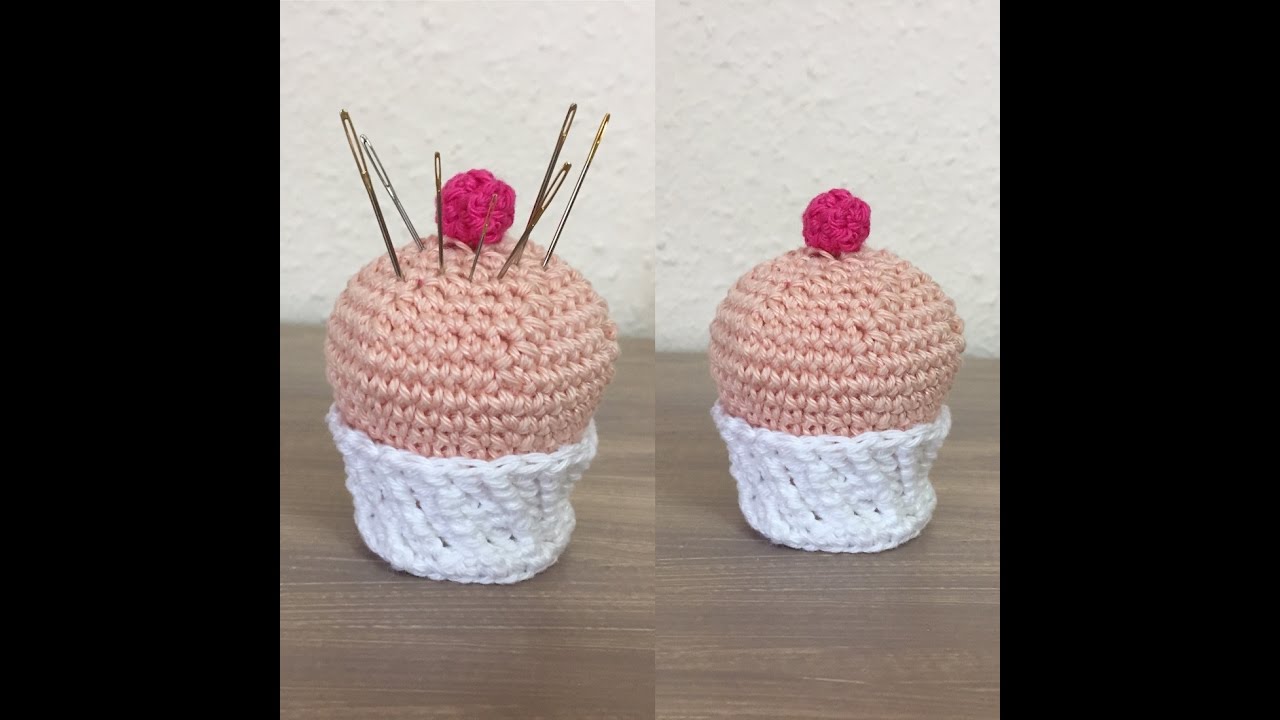 Tuto muffins, pique aiguilles au crochet spécial gaucher @Alextitia Tuto Crochet
