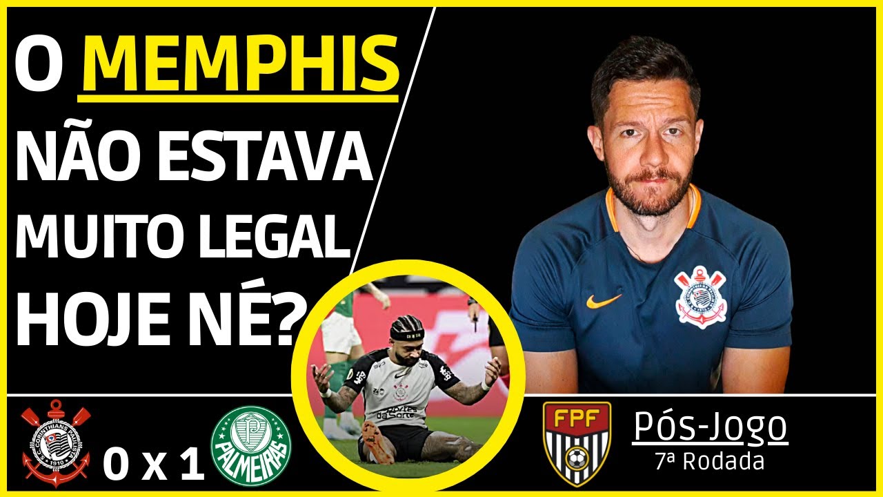 CORINTHIANS 0 x 1 PALMEIRAS - MEMPHIS PERDE PÊNALTI e CARLOS MIGUÉ SE DESTACA! | PÓS-JOGO PAULISTÃO