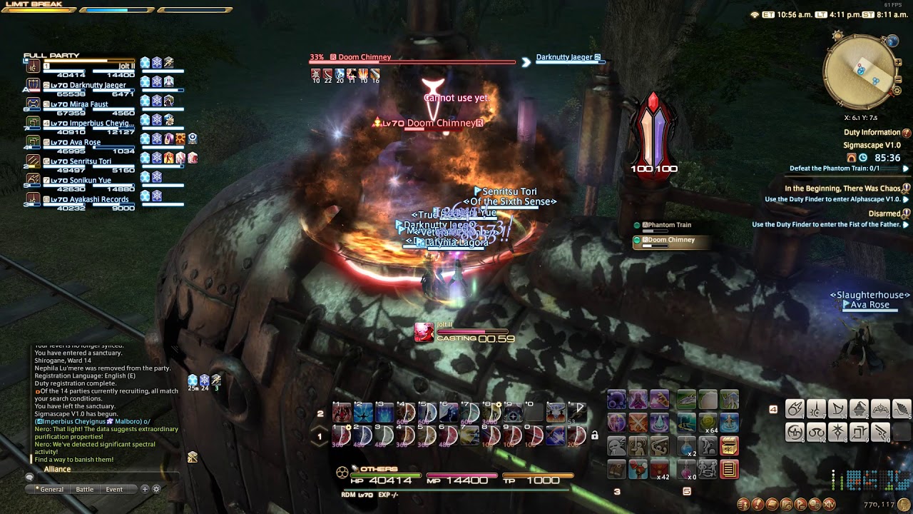 FFXIV Daily Roulette 17/10 - Normal Raid [The Phantom Train]