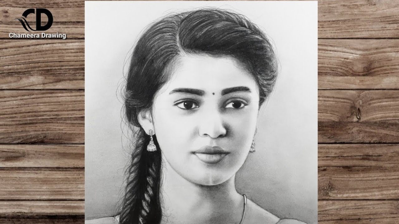 How to draw a girl with 
