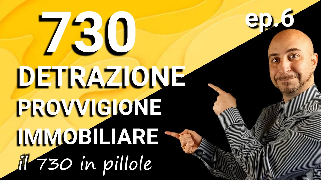 730 DETRAZIONE PROVVIGIONE AGENTE IMMOBILIARE