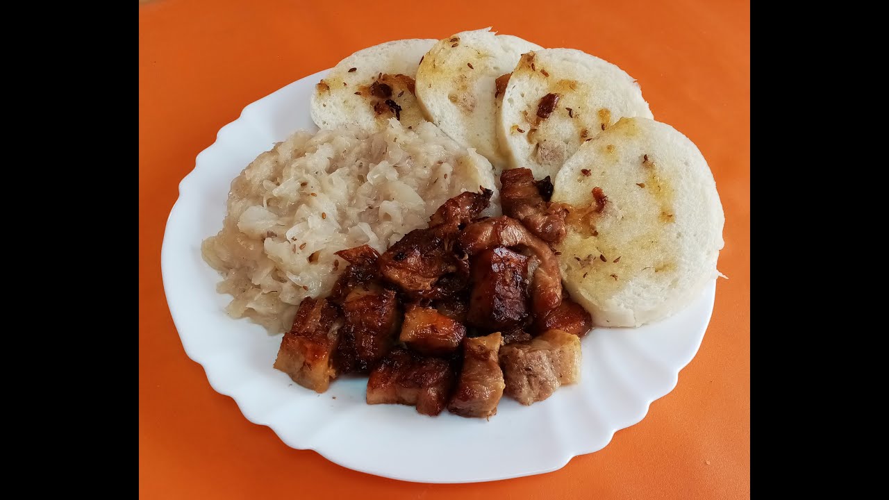 Výborné vepřové výpečky v remosce, zelí, knedlík