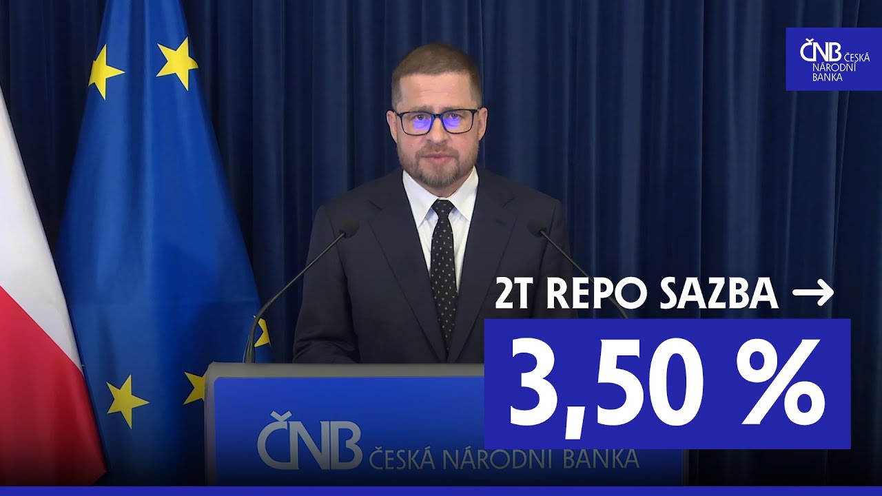 ČNB ponechala úrokové sazby na stávající úrovni | Záznam tiskové konference z 25. 6. 2025
