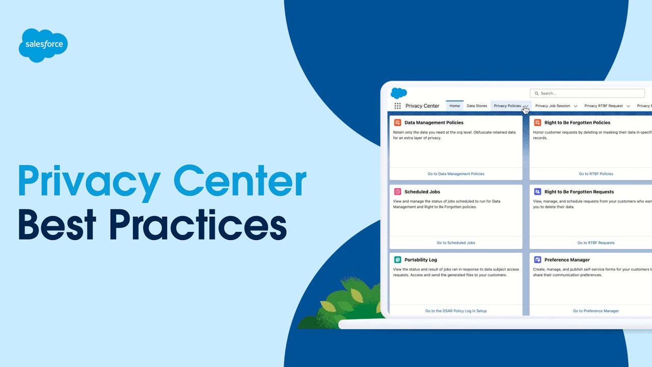 Privacy Center Best Practices | Salesforce
