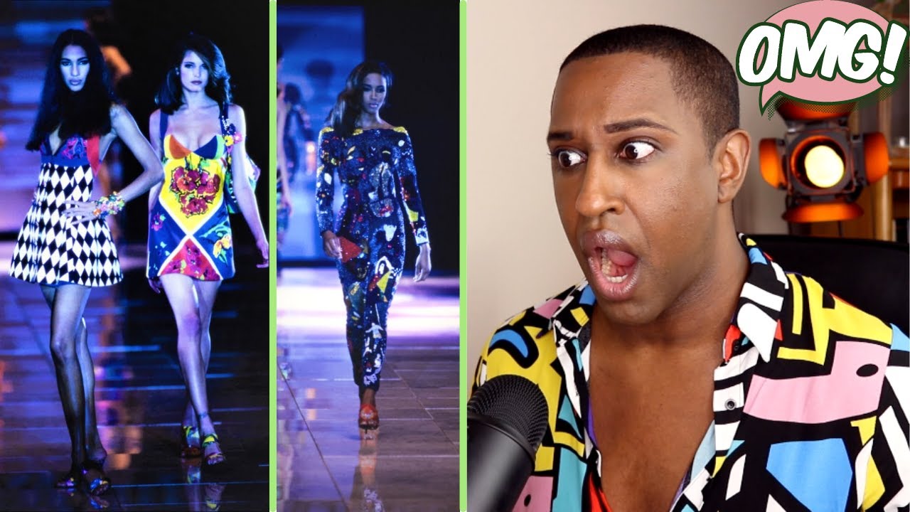 Naomi Campbell is UNBELIEVABLE!!! Reacting to Gianni Versace Spring/Summer 1991