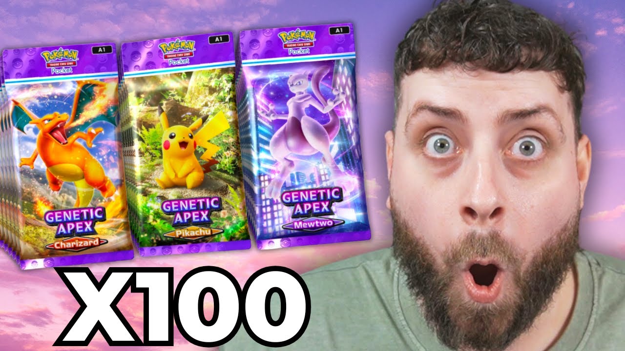 I Opened 100 Packs In Pokémon TCG Pocket!