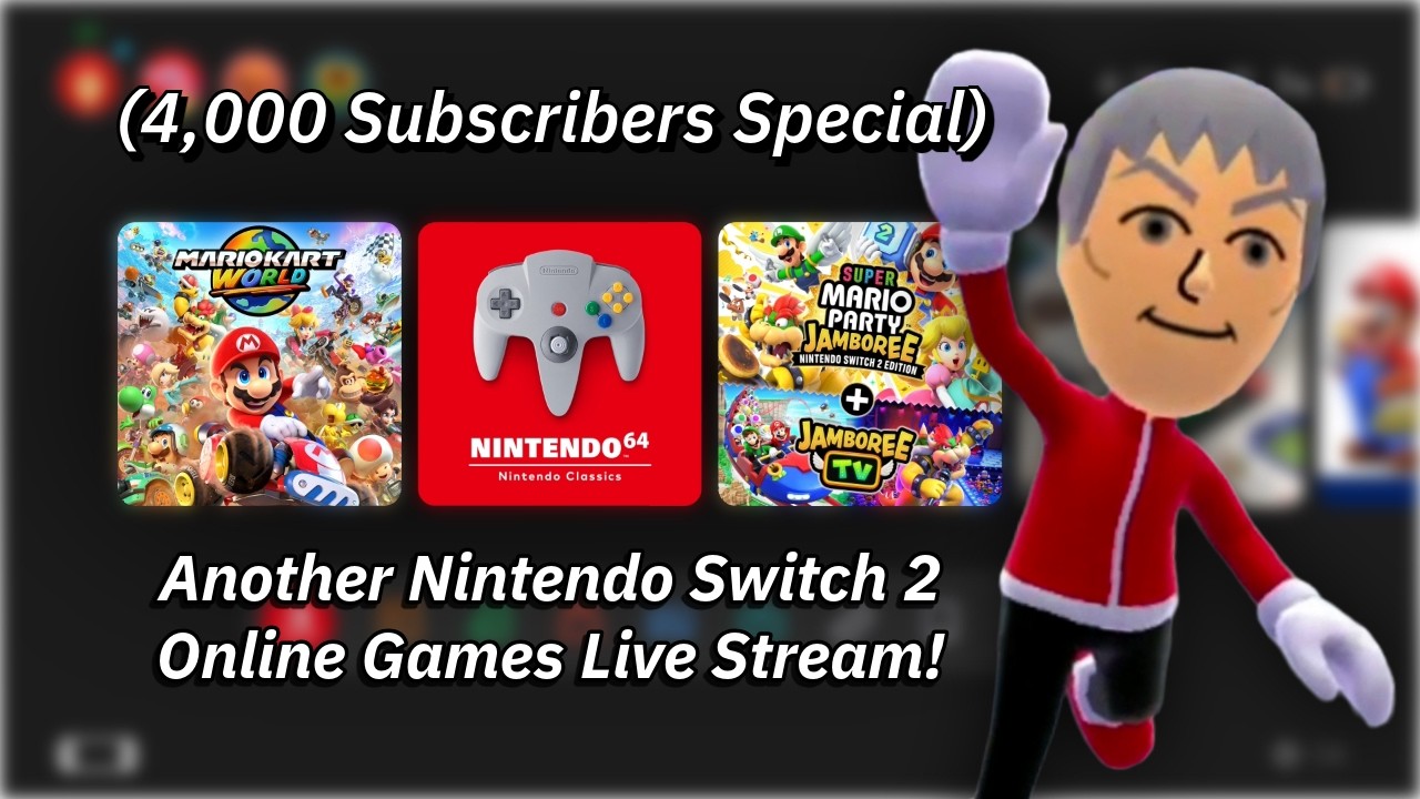 4K Subs Celebration - Nintendo Switch 2 Online Games Live - Weekend Live Stream (02/21/2026)