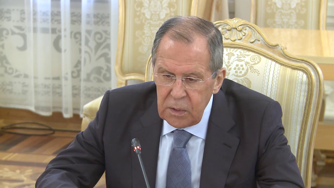 С.Лавров и А.Салех, Москва, 3 июля 2020 года