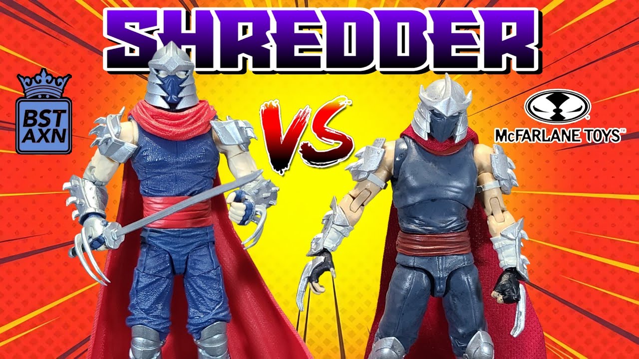 Черепашки-ниндзя - Макфарлейн против верных подданных BST AXN Шреддер #tmnt #mcfarlanetoys #bstaxn