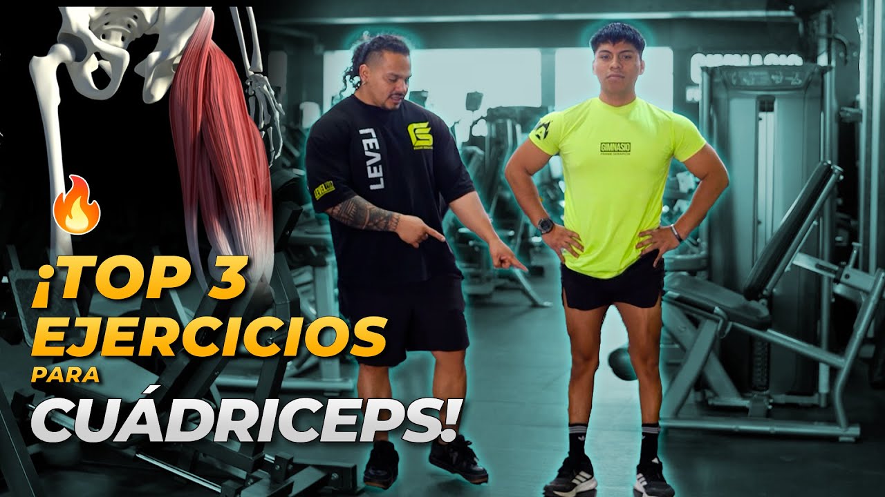 &iexcl;Top 3 ejercicios para cu&aacute;driceps! 🔥🦵