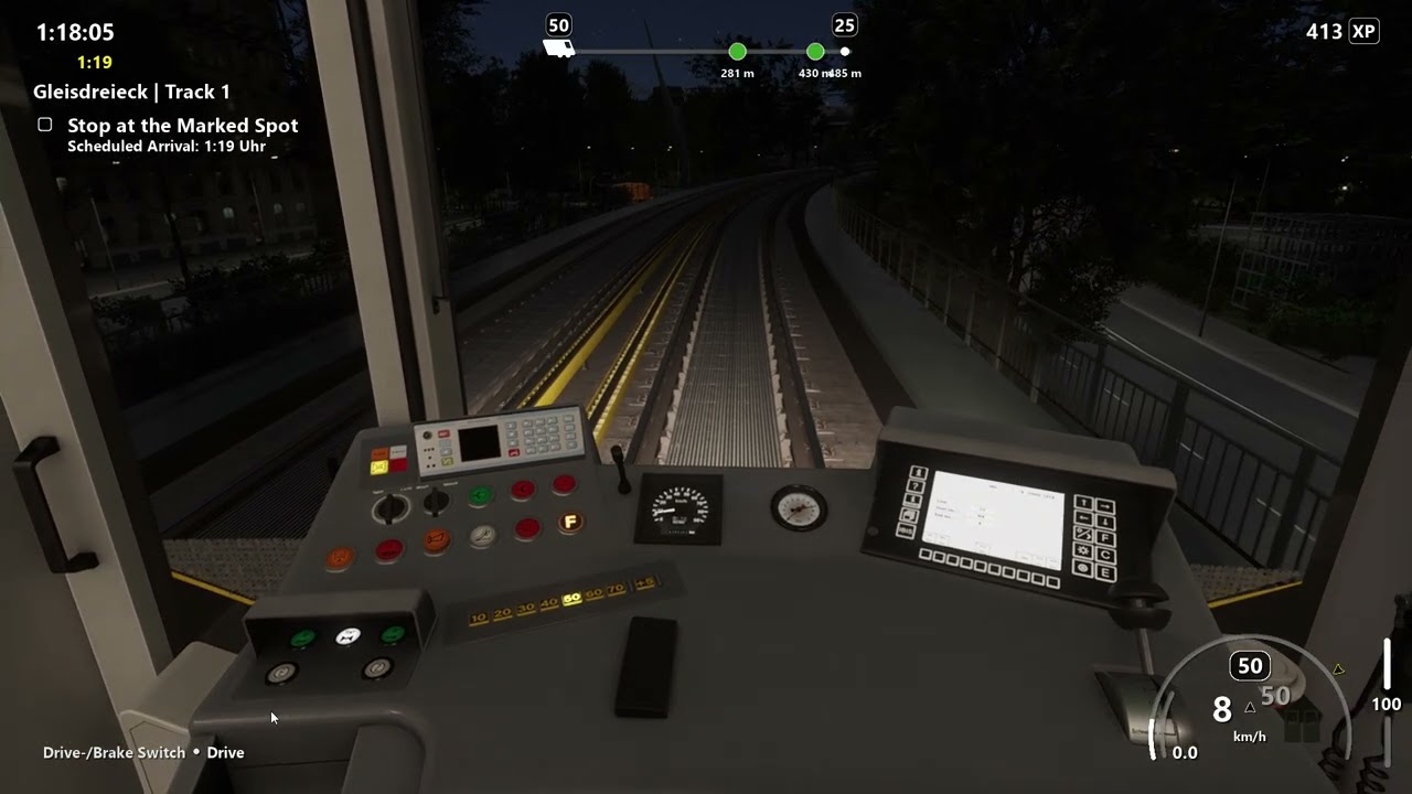 Subway sim 2 operating on U3 line