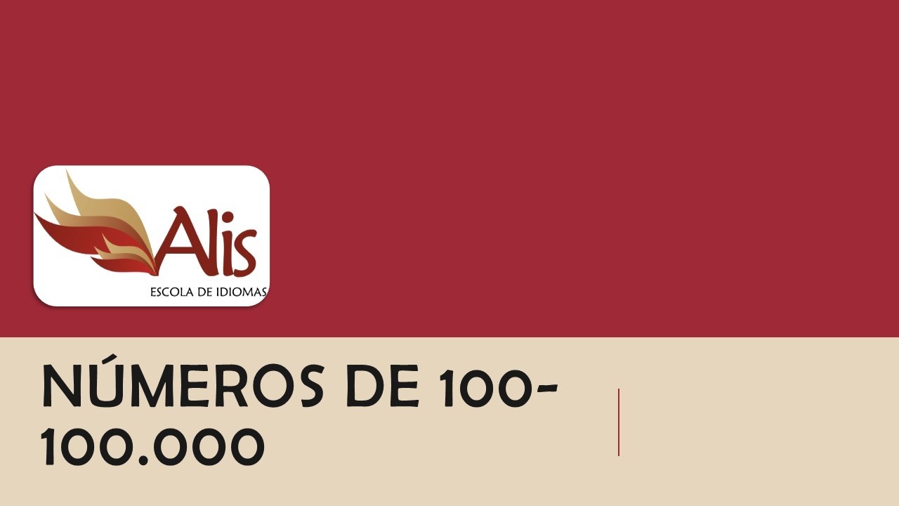 # 63 Aulão - Números de 100-100.000 05/02/26