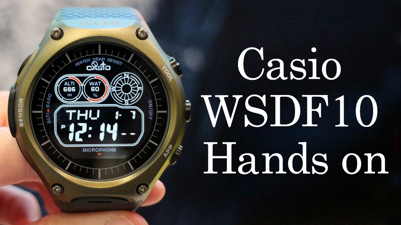 Casio WSDF10 Hands-on : Exclusive