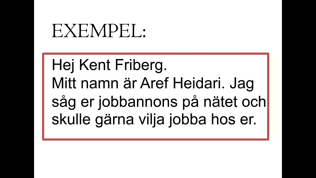 sfigunilla SFI PERSONLIGT BREV