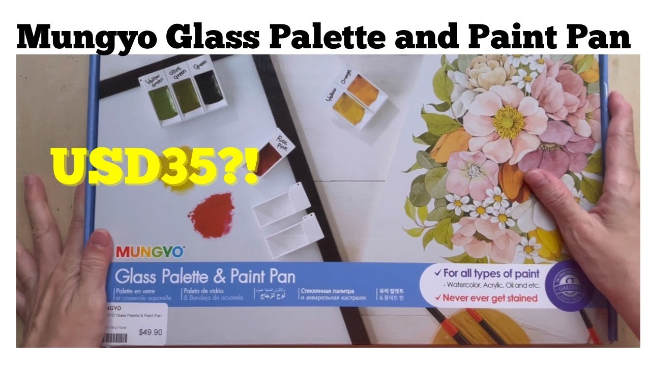 Mungyo glass palette for painting: is it worth $35?