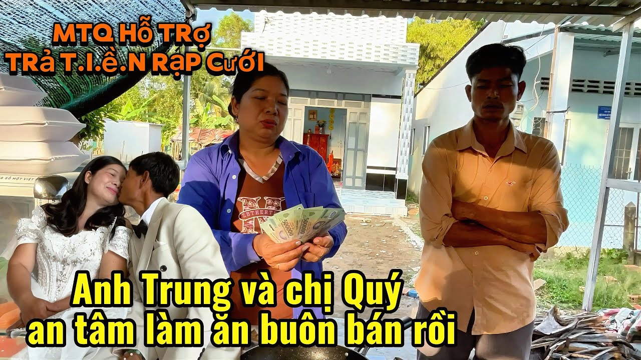 Tá hoả anh Trung chị Quý tranh cải kịch liệt chuyện t/i/ề/n bạc sau vụ đám cưới