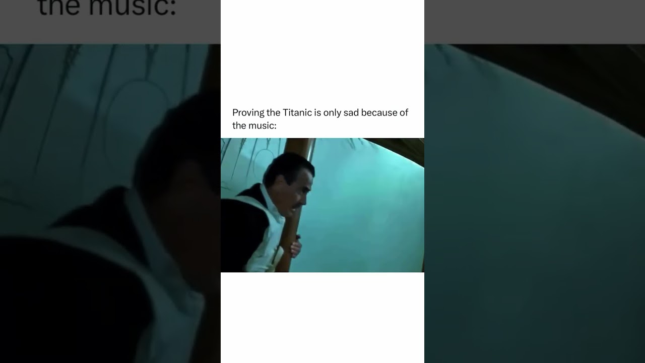 Proof that the Titanic is only sad because of the music! #edm #rave #electronicdancemusic #Titanic