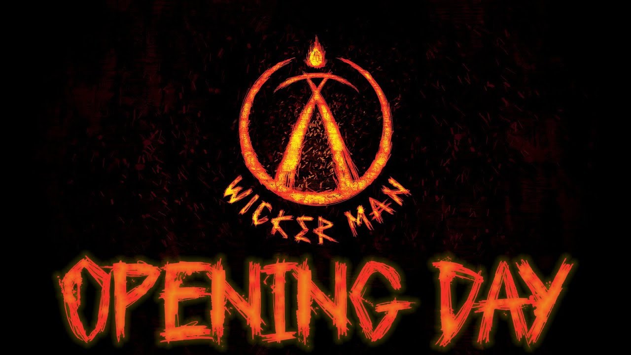 Alton Towers Wicker Man - Opening Day 2018 (4K)