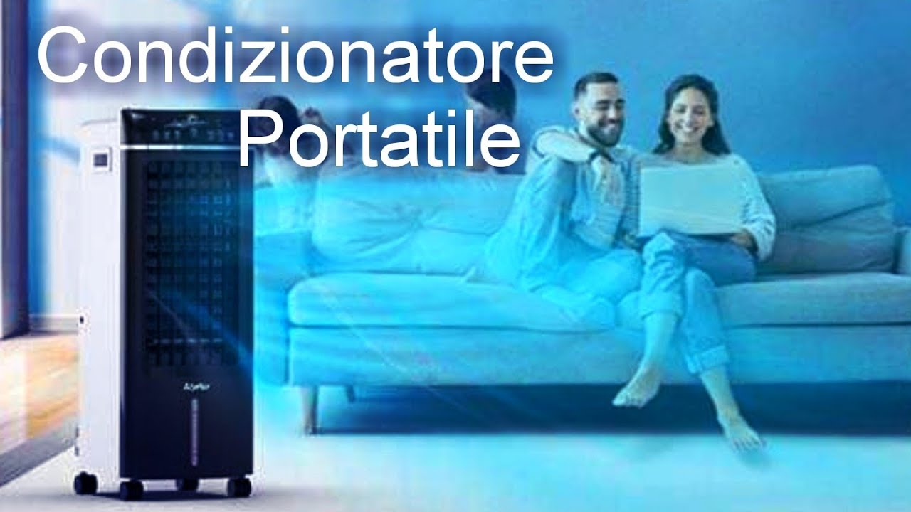 Condizionatore Portatile, Raffreddatore D'aria, Funzione Purificazione, Ventilatore Umidificazione