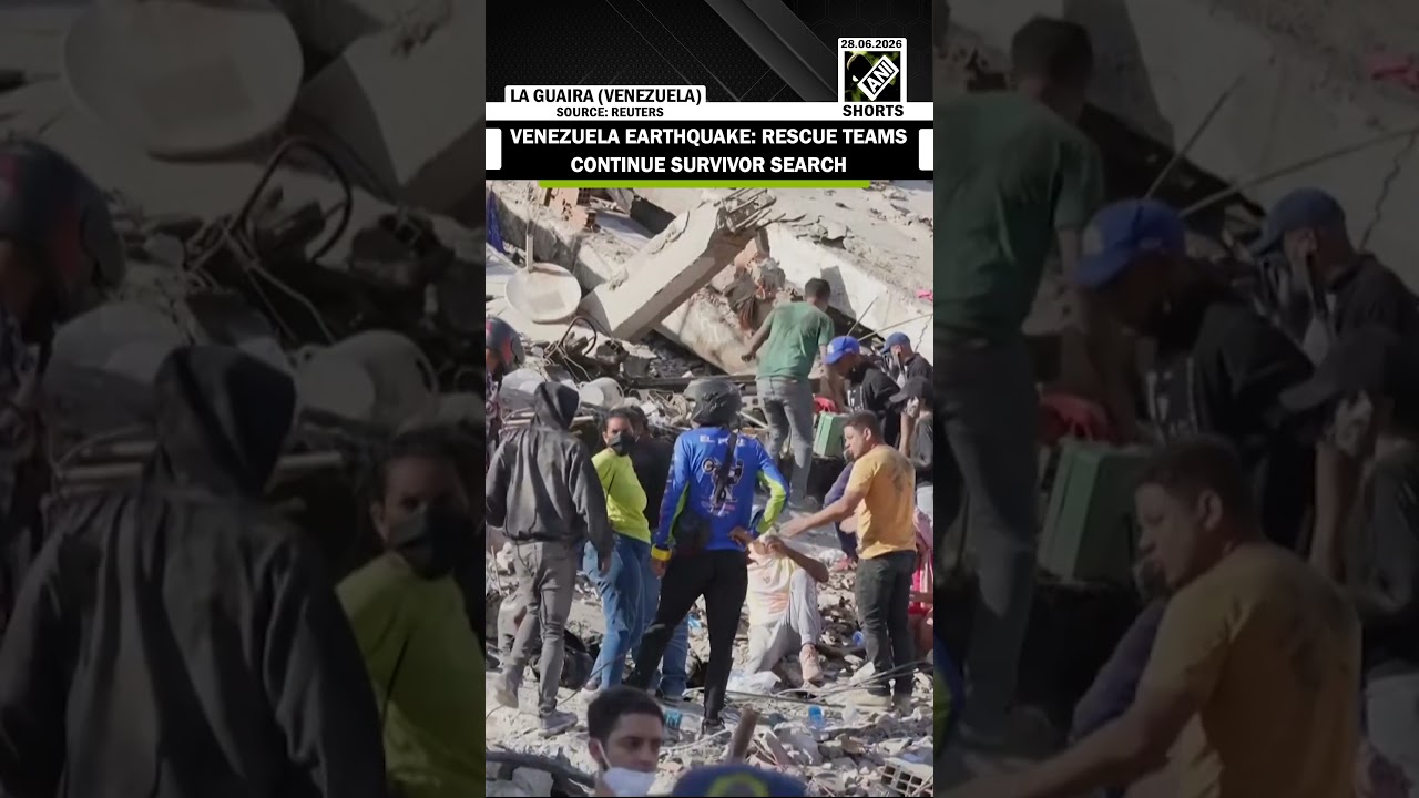 Venezuela Earthquake: Emergency workers search through rubble for earthquake survivors in La Guaira