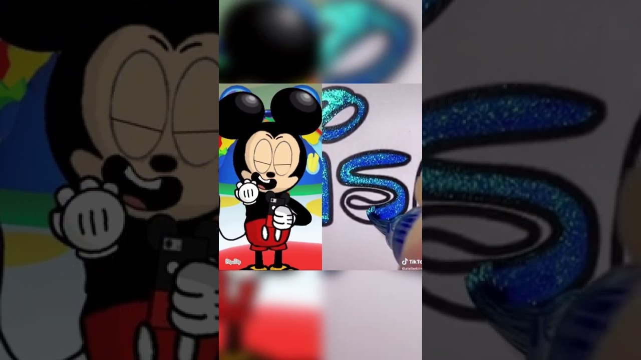 Микки обожает свой логотип! Вдохновлено @hassankhadair @disney @JinroSatisfyingArt